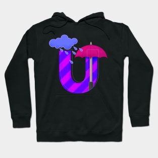 Letter U Aesthetic Hoodie